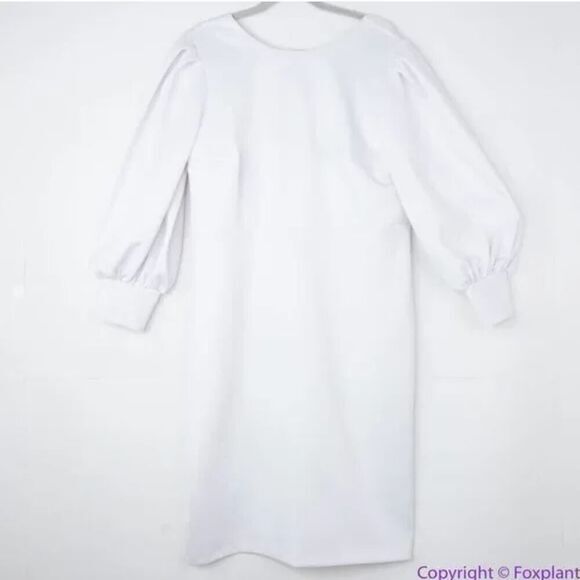 New!  Eloquii white Cutout Back Dress, 28‎ - Picture 3 of 16